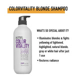 KMS Color Vitality Blonde Shampoo 750ml - Salon Style