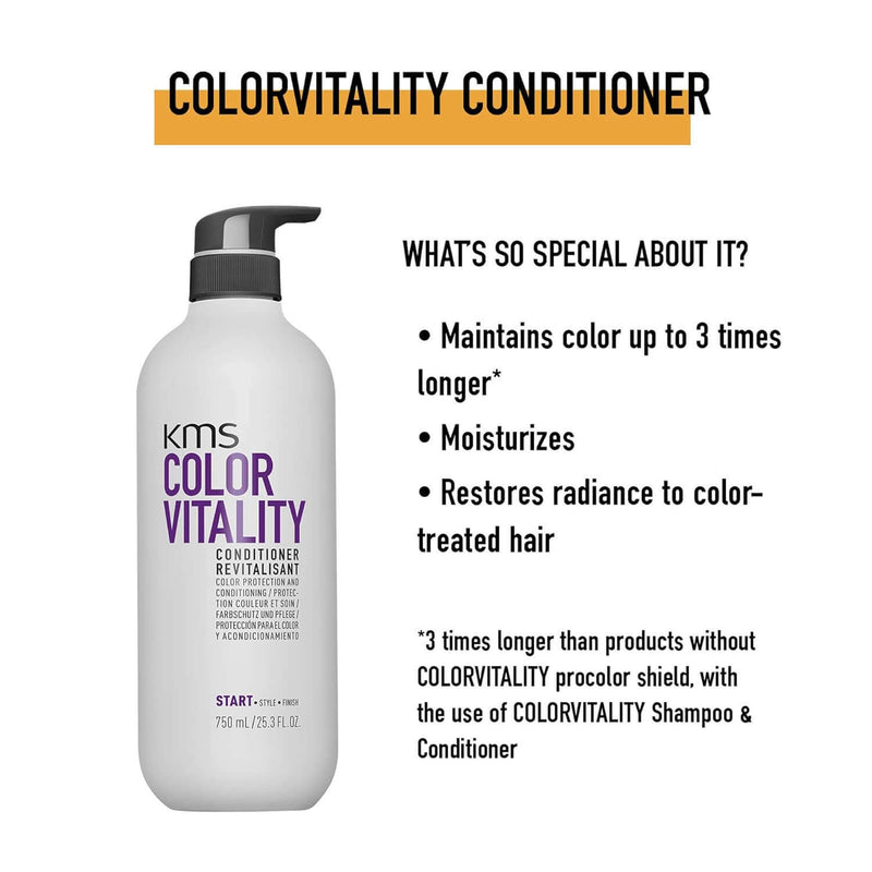 KMS Color Vitality Conditioner 250ml - Salon Style