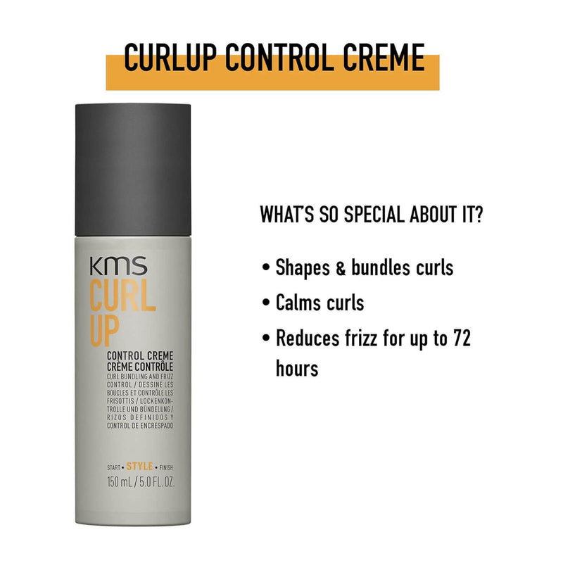 KMS Curl Up Control Creme 150ml - Salon Style