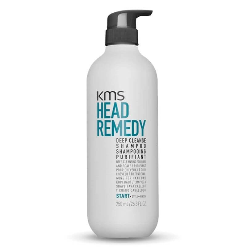 KMS Head Remedy Deep Cleanse Shampoo 750ml - Salon Style