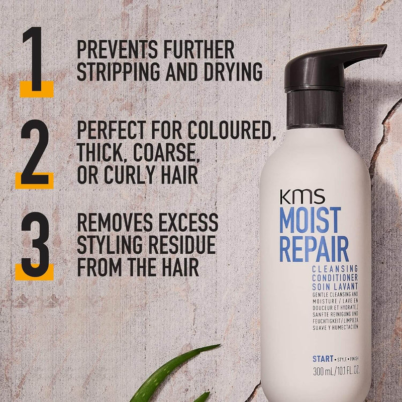 KMS Moist Repair Cleansing Conditioner 300ml - Salon Style