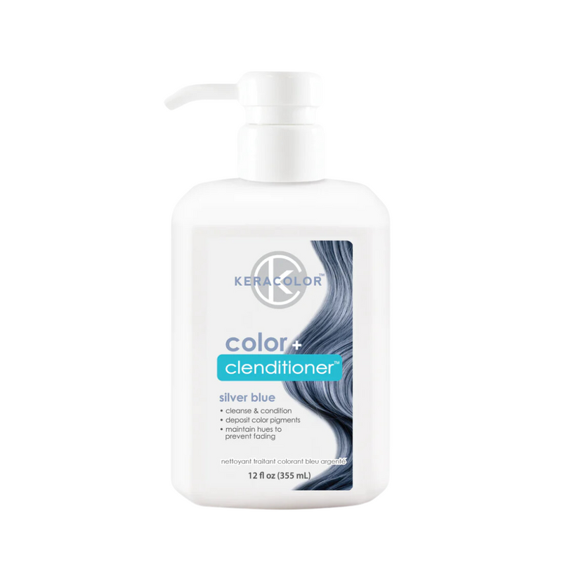 Keracolor Color Clenditioner Colour Silver Blue 355ml