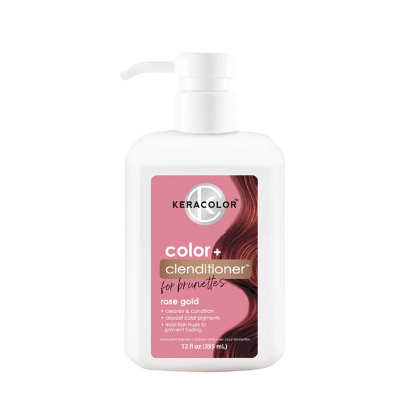 Keracolor Color Clenditioner For Brunettes + Rose Gold  355ml