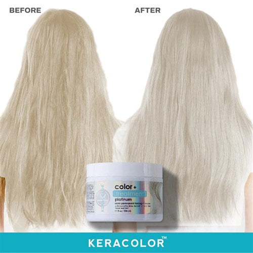 Keracolor Color Treatment Semi-Permanent Color Masque Platinum 325ml