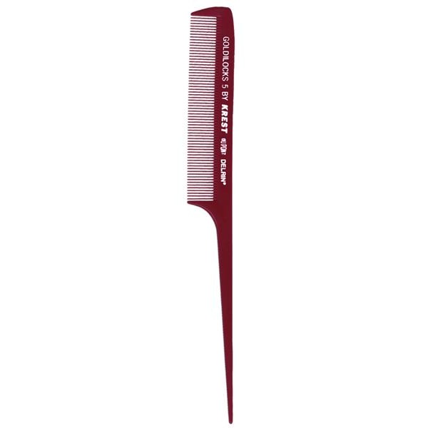 Krest Goldilocks No 5 Fine Plastic Tail Comb 21.5 cm