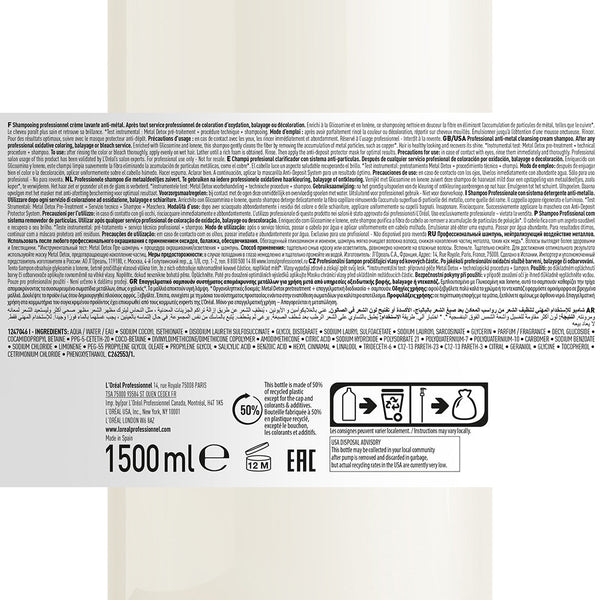 L'oreal Professionnel Metal Detox Shampoo 1500ml