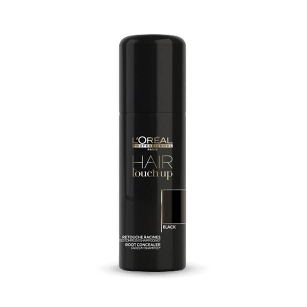 L'Oreal Professionnel Hair Touch Up Root Concealer - Black 75ml - Salon Style