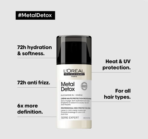 L'Oreal Professionnel Metal Detox Anti-Metal High Protection Cream 100ml - Salon Style