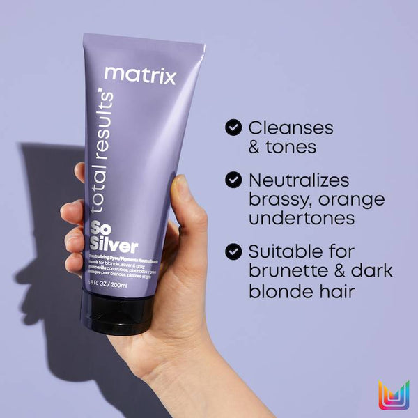 Matrix Total Results So Silver Neutralizing Mask For Yellow Tones 200ml
