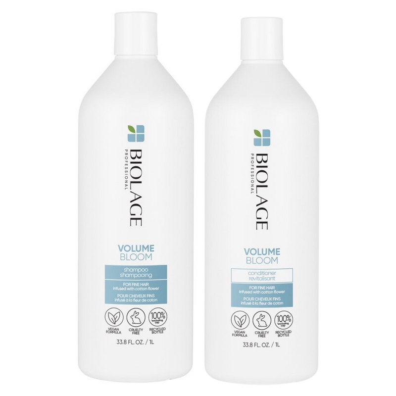 Biolage VolumeBloom Shampoo & Conditioner Litre Bundle