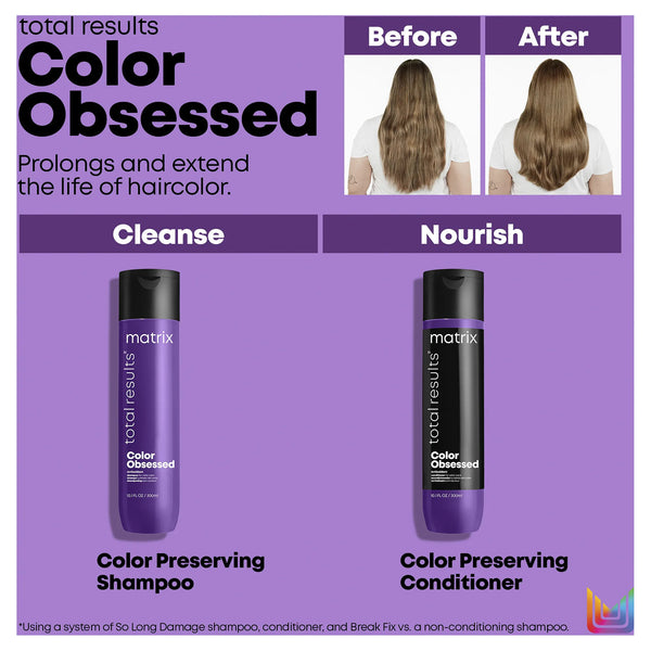 Matrix Total Results Color Obsessed Shampoo, Conditioner & Treatment Trio