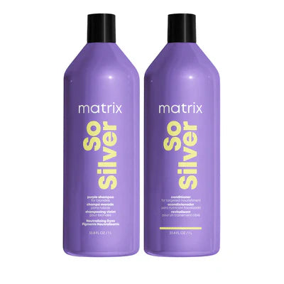 Matrix Total Results So Silver Shampoo & Conditioner Duo 1 Litre