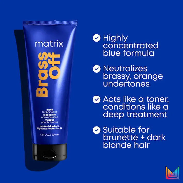 Matrix Total Results Brass Off Neutralizing Mask For Orange Tones 200ml