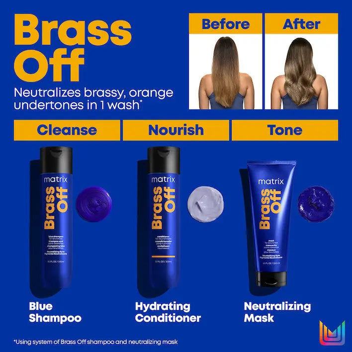 Matrix Total Results Brass Off Neutralizing Mask For Orange Tones 200ml