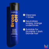Matrix Total Results Brass Off Blue Toning Shampoo 300ml