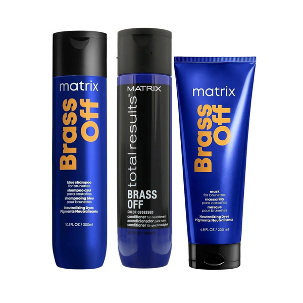 Matrix Total Results Brass Off Shampoo, Conditioner & Mask Trio