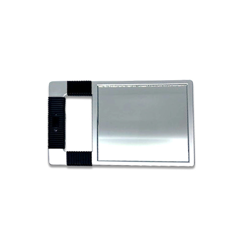 Mirror Square 20mm x 20mm with handle Silver