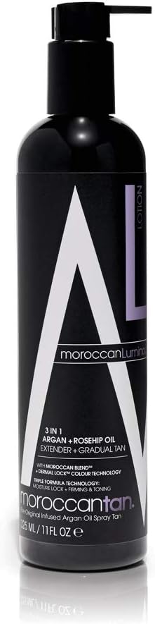 MoroccanTan Luminous Lotion 3 in 1 Extender + Gradual Tanner 325ml