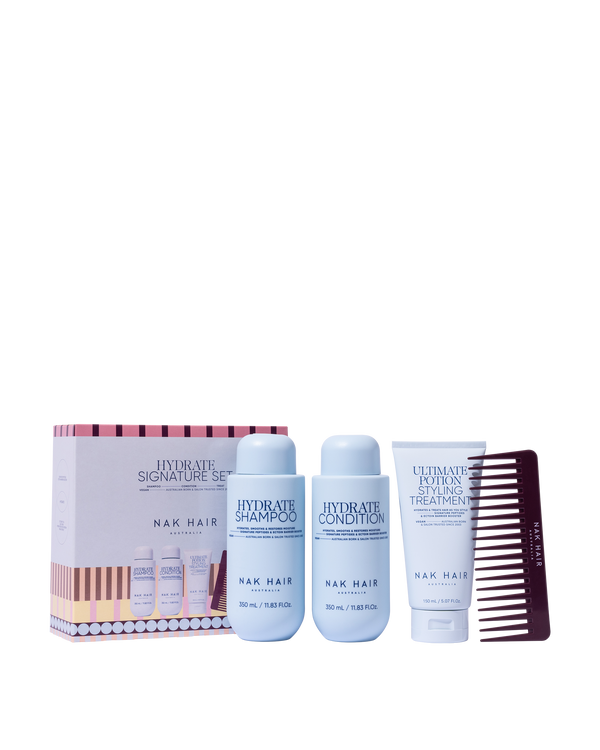 NAK Hair Signature Holiday Hydrate Trio Gift Pack