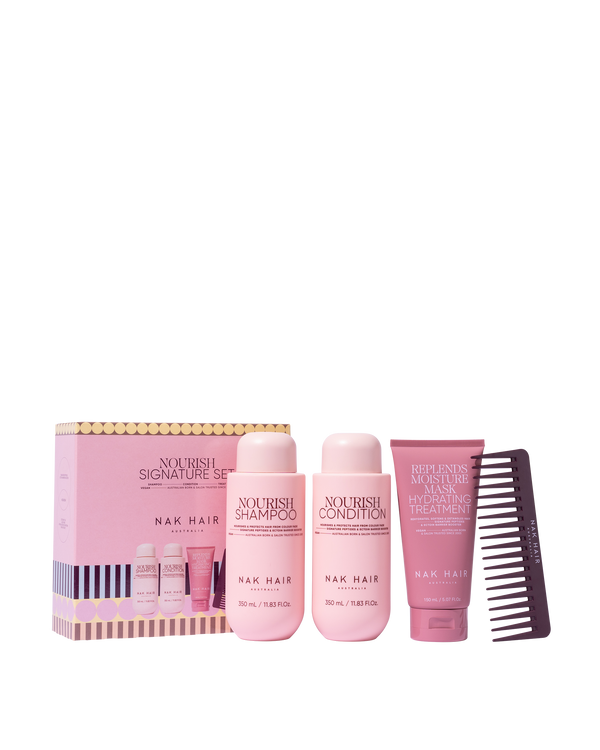 NAK Hair Signature Holiday Nourish Trio Gift Pack