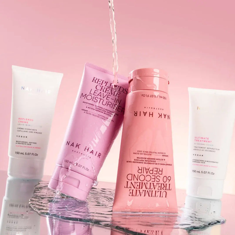 Nak Signature Structure Complex Trio with Replends Moisture Mask Hydrating Treatment