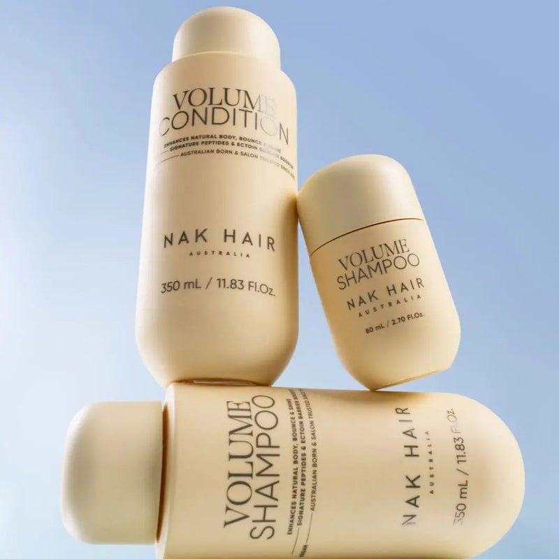 Nak Signature Volume Trio with Replends Creme Leave In Moisturiser