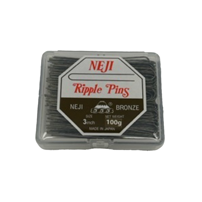 555 NEJI Ripple Pins 3" (72mm) 100gms - Bronze