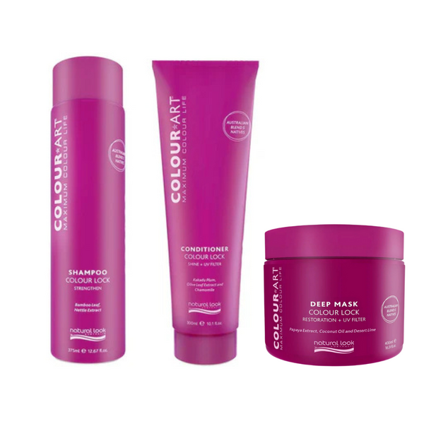 Natural Look Colour Art Shampoo, Conditioner & Deep Mask Trio