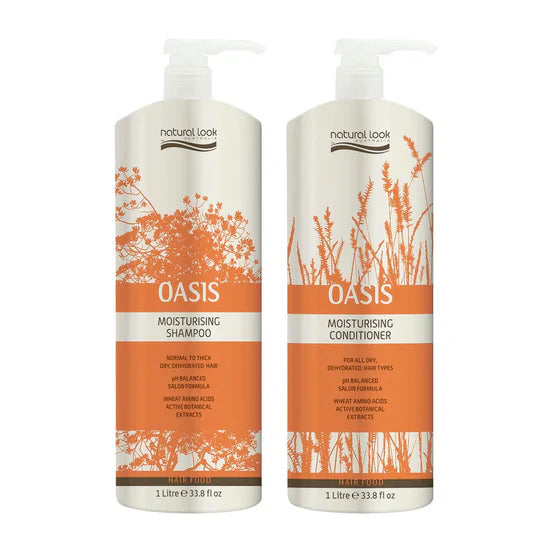 Natural Look Oasis Boost Hydrating Shampoo & Conditioner Duo 1 Litre