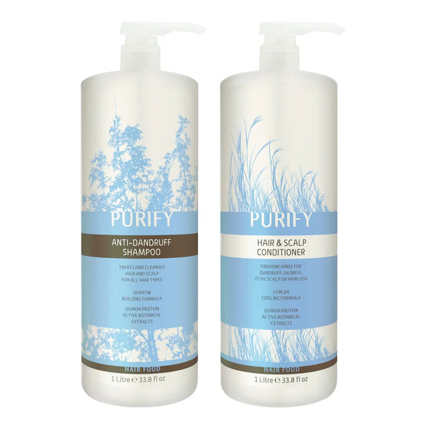 Natural Look Purify Anti-Dandruff Shampoo & Conditioner Duo 1 Litre
