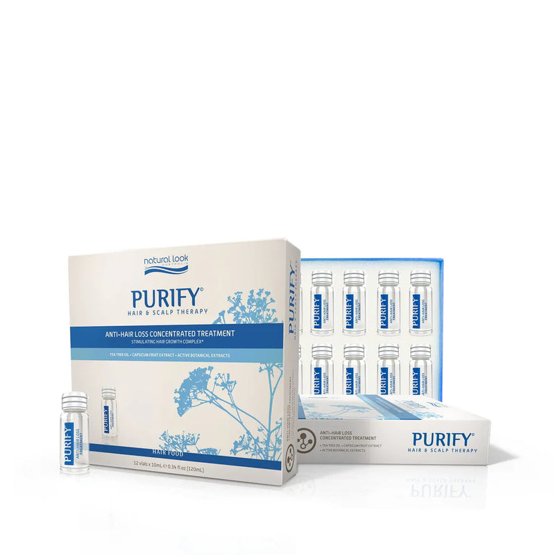 Natural Look Purify Anti-Hair Loss Concentrated Vials 12x10ml