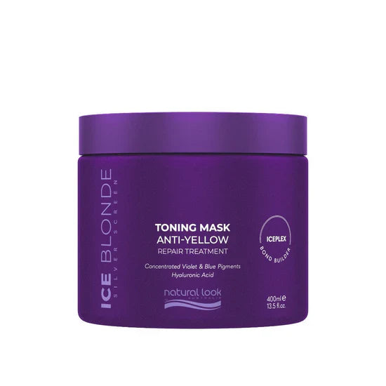 Natural Look Silver Screen Ice Blonde Toning Mask 400ml