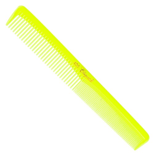 Santorini Neon No.400 Cutting & Styling Comb Yellow
