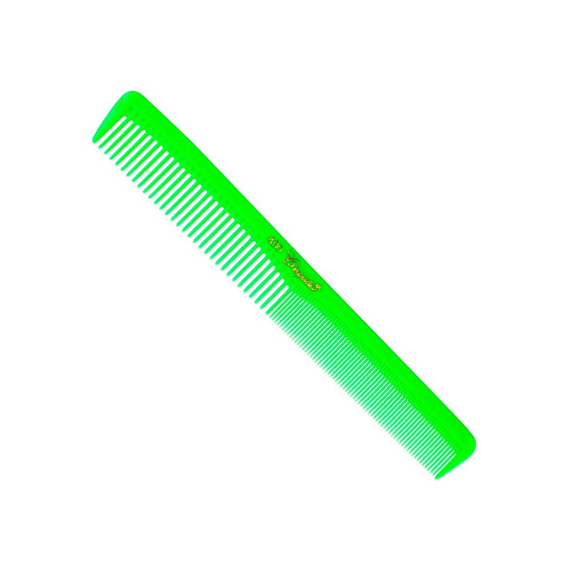 Santorini Neon No.400 Cutting & Styling Comb Green
