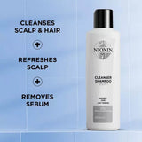 Nioxin System 1 Cleanser Shampoo 1 Litre - Salon Style