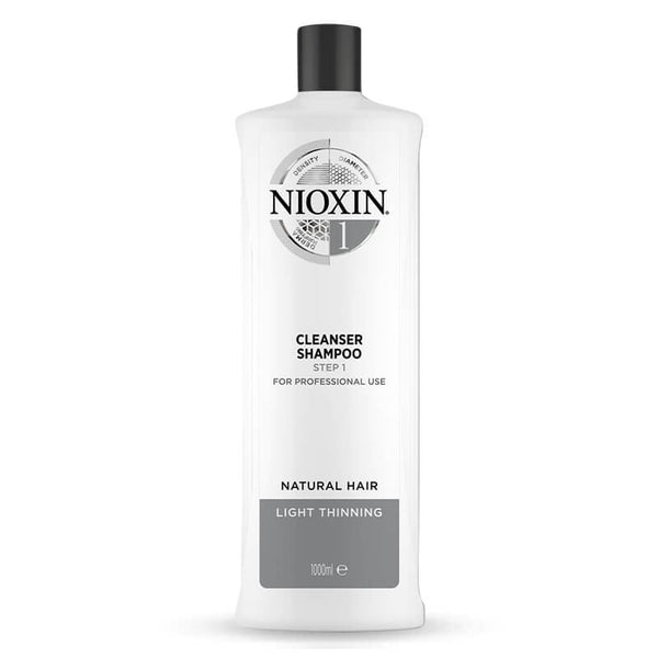 Nioxin System 1 Cleanser Shampoo 1 Litre - Salon Style