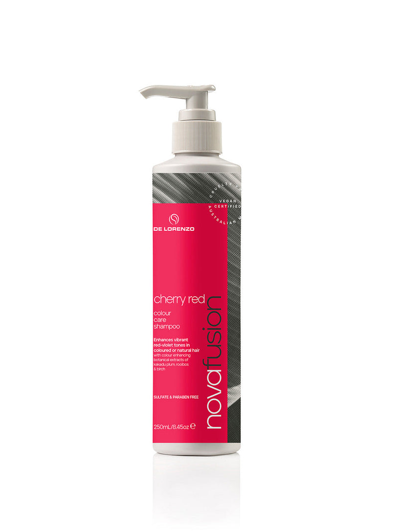 De Lorenzo Novafusion Colour Care Shampoo Cherry Red 250ml