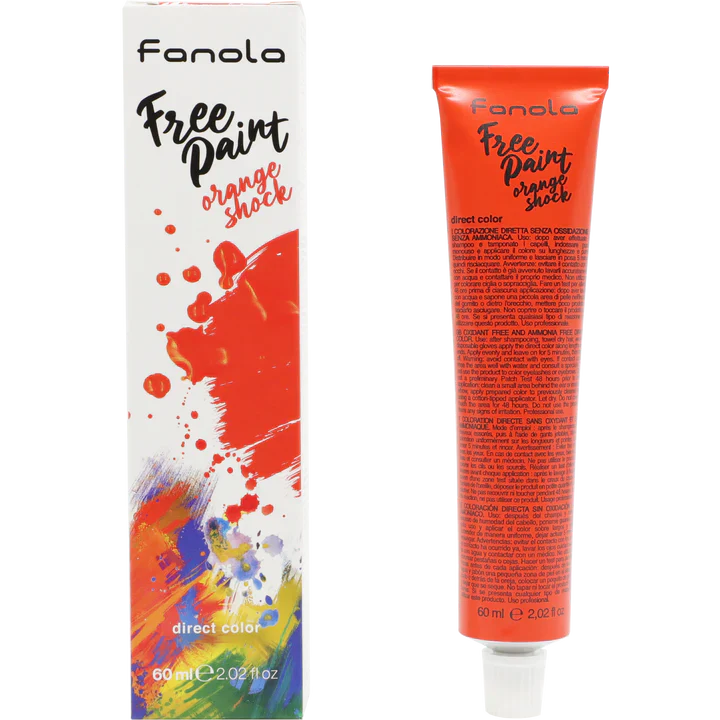 Fanola Free Paint Direct Colour Orange Shock 60ml