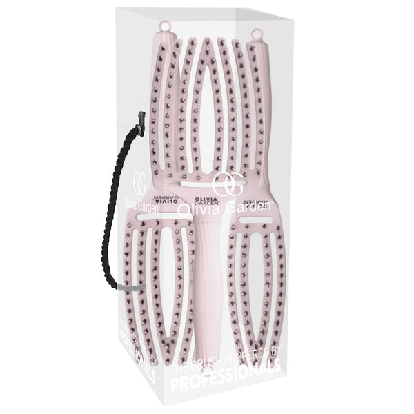 Olivia Garden Pink Finger Brush 3 Piece Set