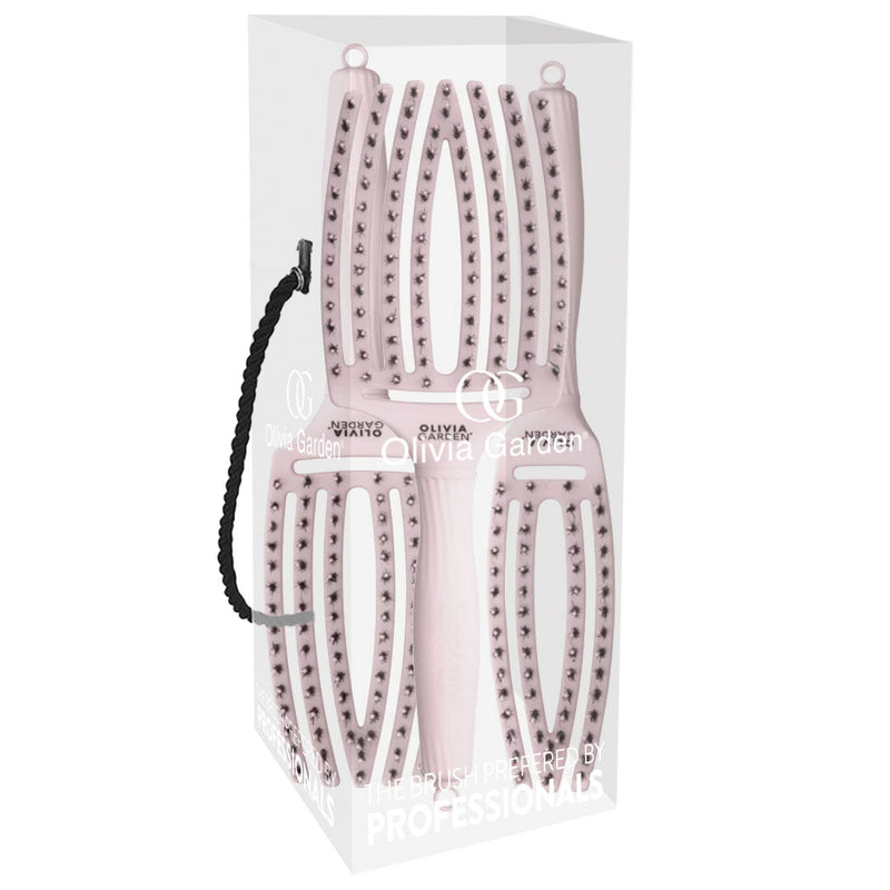 Olivia Garden Pink Finger Brush 3 Piece Set