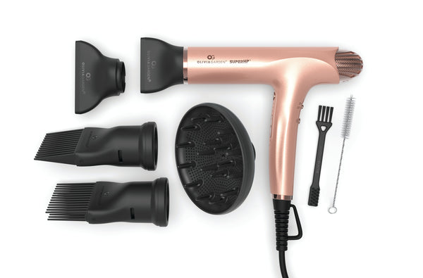 Olivia Garden SuperHP™ High Performance Professional Hair Dryer Rose Gold