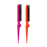 Olivia Garden Style Up Neon Teasing Brush Duo – Pink & Orange
