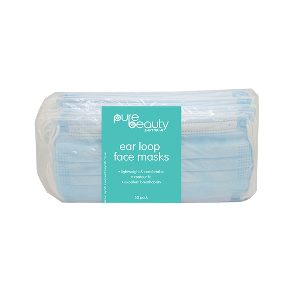 Santorini Pure Beauty Ear Loop Masks 50 pack