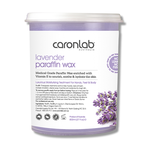 Caronlab Parrafin Wax Lavender 800ml - Beautopia Hair & Beauty