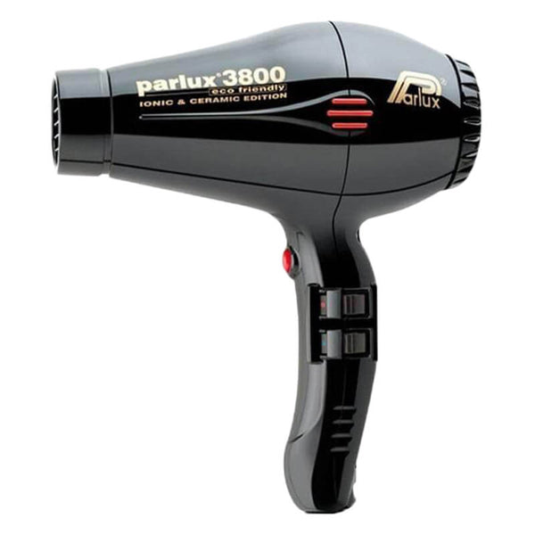 Parlux 3800 Ionic and Ceramic Hair Dryer Black - Salon Style