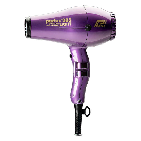 Parlux 385 Power Light Ceramic and Ionic Hair Dryer - Violet - Salon Style