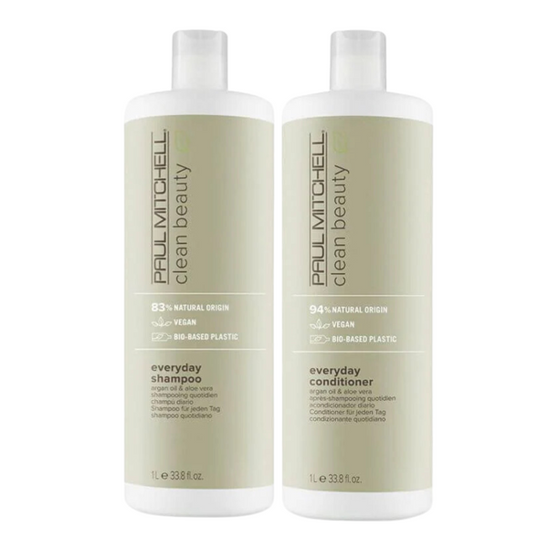 Paul Mitchell Clean Beauty Everyday Shampoo & Conditioner 1 Litre Duo