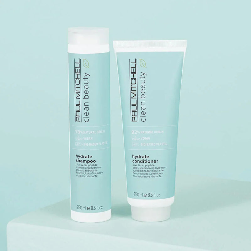 Paul Mitchell Clean Beauty Hydrate Shampoo & Conditioner 250ml Duo