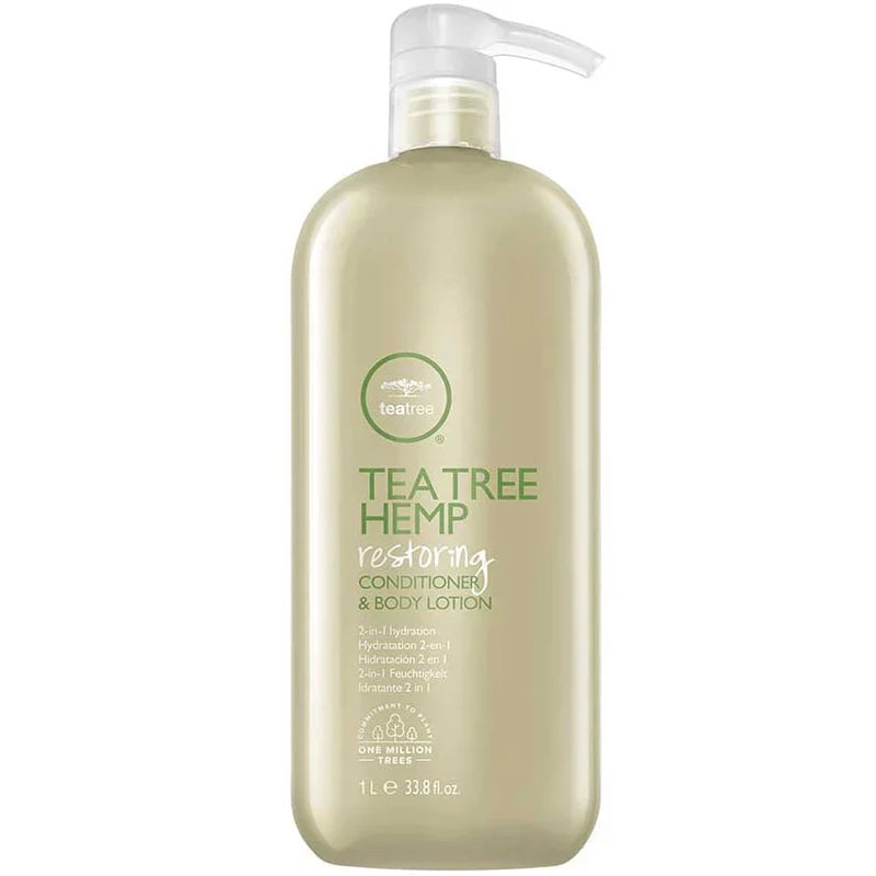 Paul Mitchell Tea Tree Hemp Restoring Conditioner + Body Lotion 1 Litre