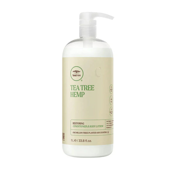 Paul Mitchell Tea Tree Hemp Restoring Conditioner + Body Lotion 1 Litre